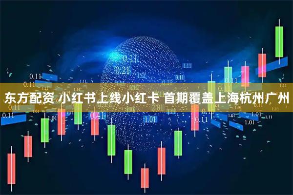东方配资 小红书上线小红卡 首期覆盖上海杭州广州