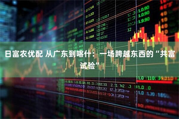 日富农优配 从广东到喀什：一场跨越东西的“共富试验”