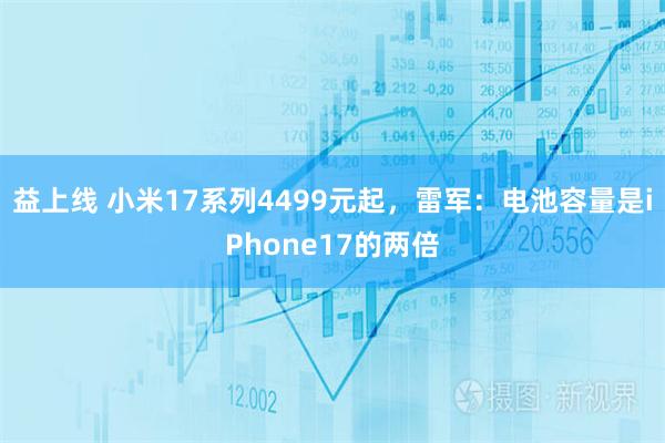益上线 小米17系列4499元起，雷军：电池容量是iPhone17的两倍